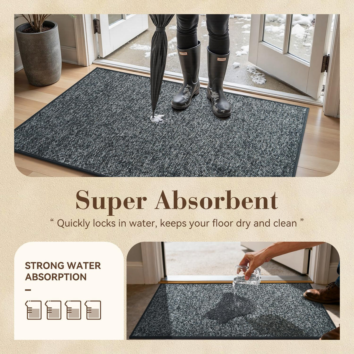 MontVoo's low-profile design stays flat and door-friendly