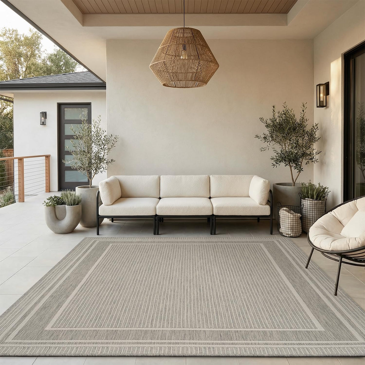 MontVoo folded-for-delivery rug may show temporary creases that disappear.