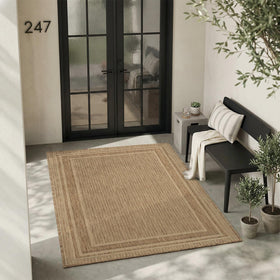MontVoo polypropylene 3x5 ft entryway rug showcases durable, weather-ready design for high-traffic entryways.