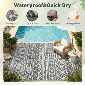 MontVoo stain-resistant and quick-dry rug ideal for picnics and beach days