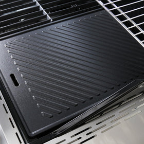 Monument Grills A005 durable cast iron withstands high grill temperatures.