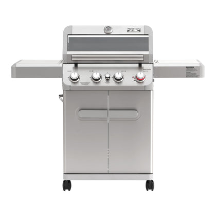 Monument Grills M410MBZ main burners deliver high-heat searing and even cooking