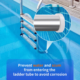 moobee pool ladder bumpers installation guide demonstrated for quick setup