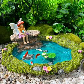 Mood Lab decorative statues add whimsy to gardens and patios.
