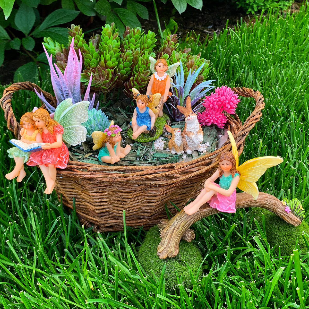 Mood Lab Fairy Garden Figurines garden arrangements inspire themed scenes