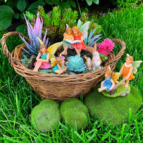 Mood Lab Fairy Garden Figurines miniature figures complement various decor setups