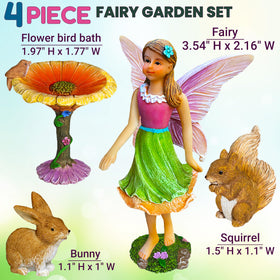 Mood Lab resin fairy garden figurines showcasing material quality