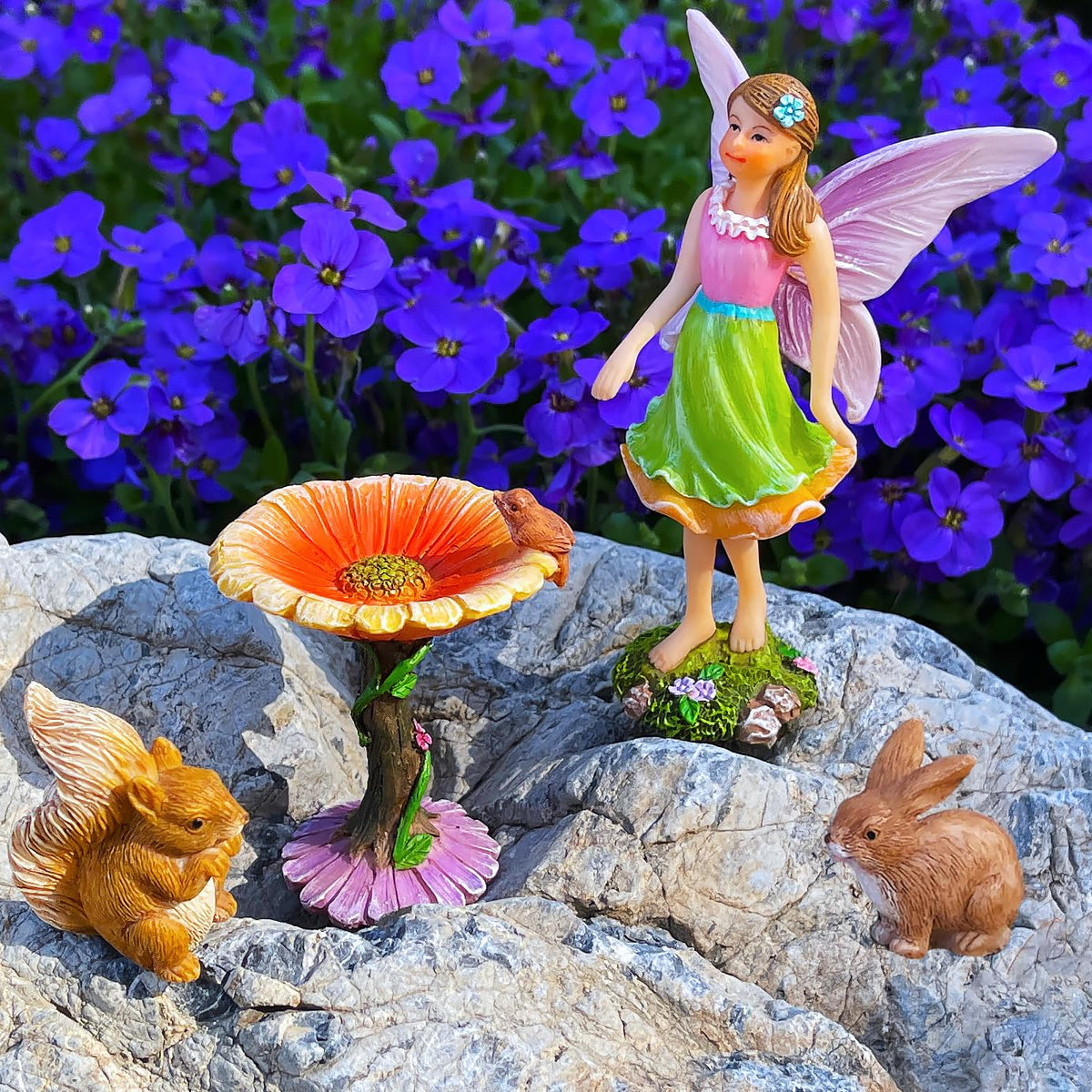 Secure packaging for Mood Lab fairy garden figurines arrives safely