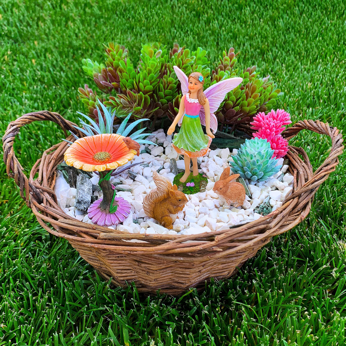 Mood Lab fairies with waterproof coating for garden use