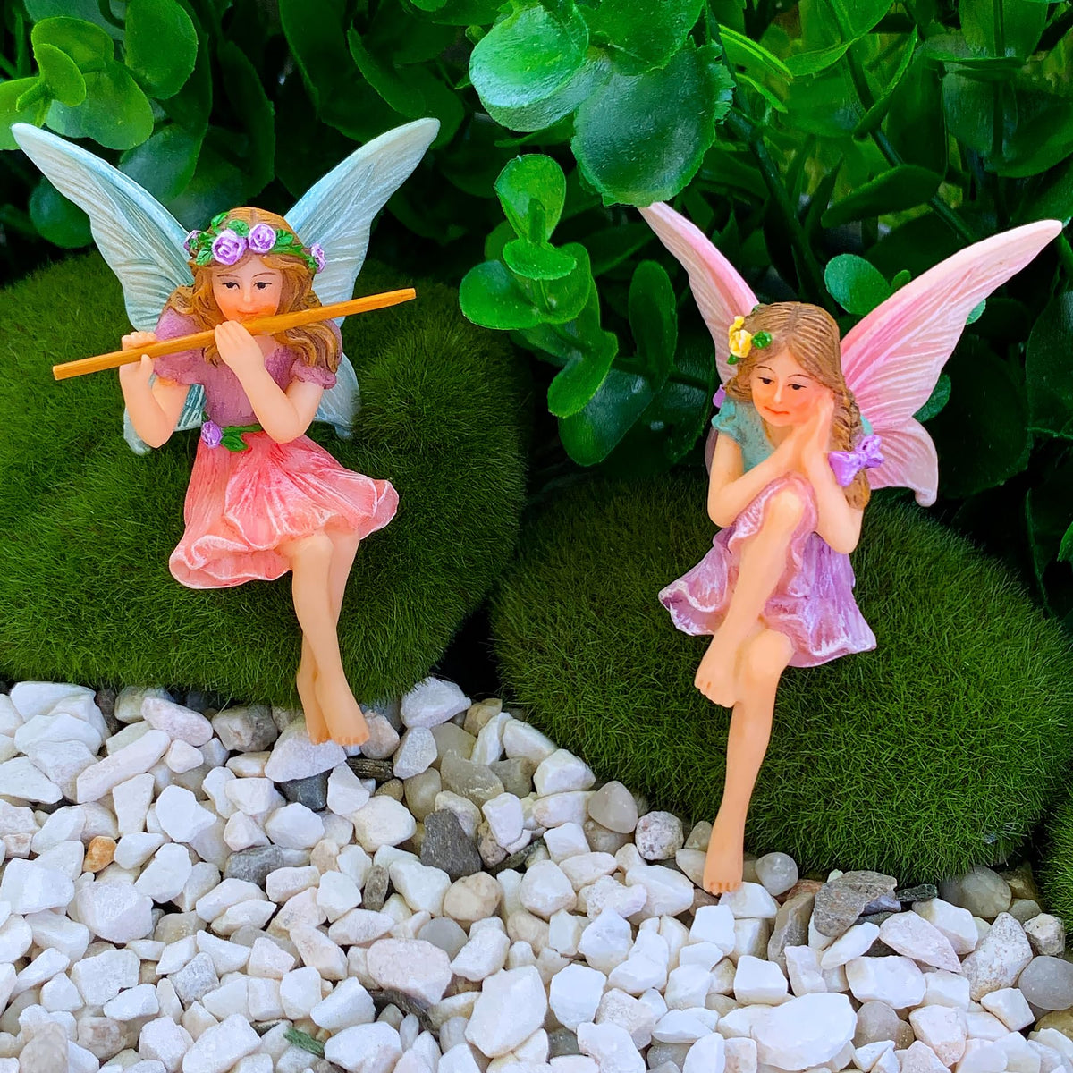 Mood Lab two-piece sitting fairy set adds cohesive whimsy to balcony spaces.