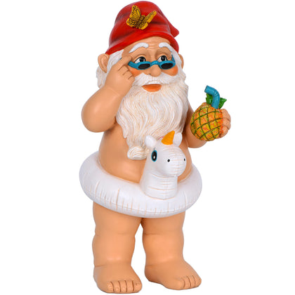 Mood Lab garden gnome with unicorn outdoor decor to brighten your lawn.