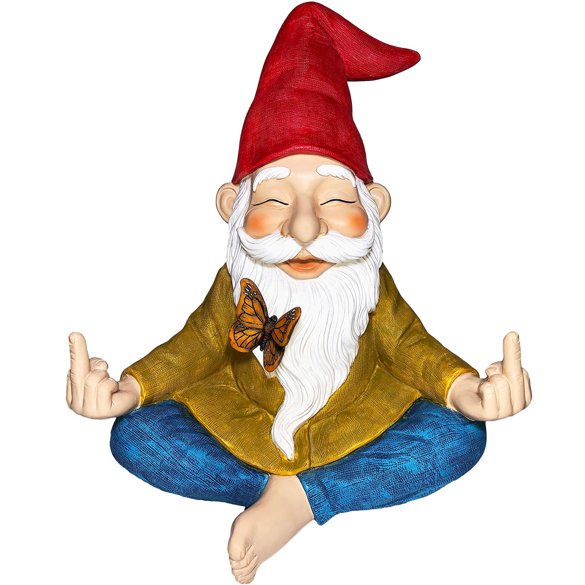 Mood Lab gnome stands 9.25 inches tall for versatile placement.