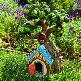 Mood Lab hand-painted resin house adds intricate detail to scenes