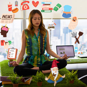 Mood Lab weather-resistant gnome; durable resin adds long-lasting charm.