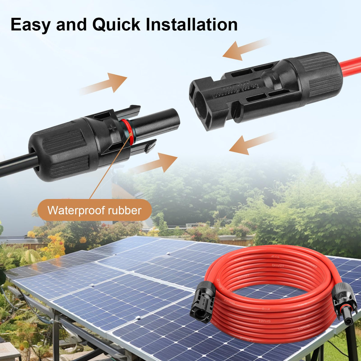 MOOKEERF 10 AWG tinned copper reduces power loss in solar runs