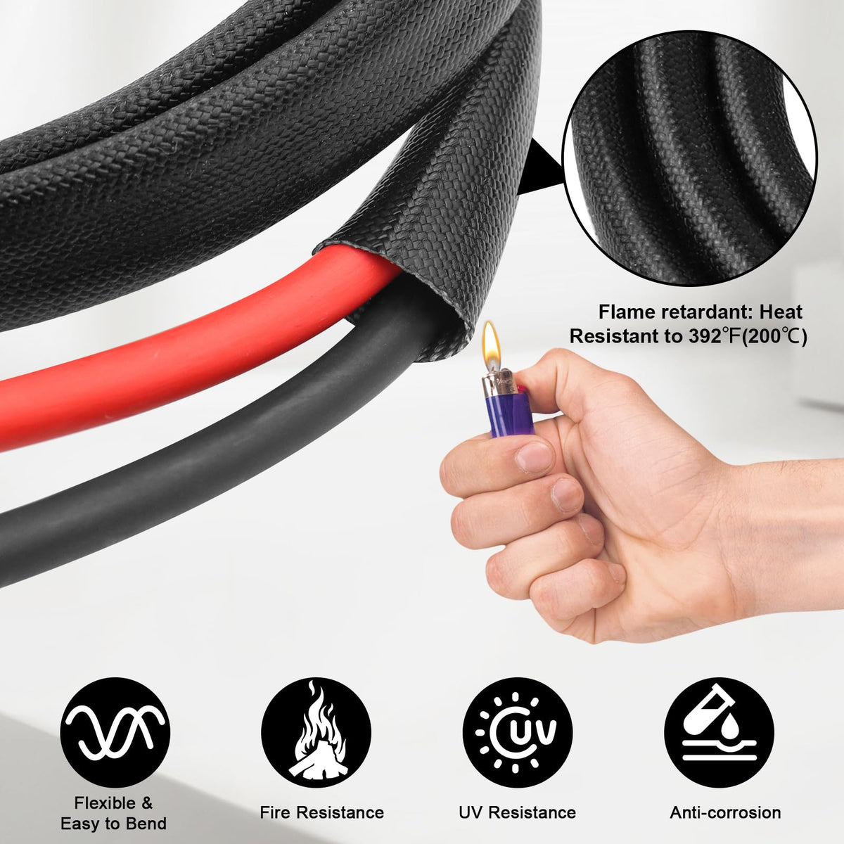 MOOKEERF battery to charge controller cable for reliable system wiring
