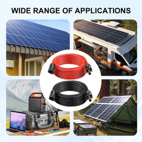 MOOKEERF waterproof solar wiring designed for outdoor use