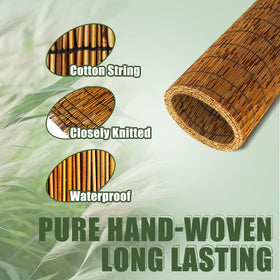 MOOKNAT natural reed material close-up shows woven texture and durability.