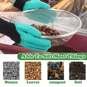 Moonateen sifter with ergonomic grip designed for comfortable operation.