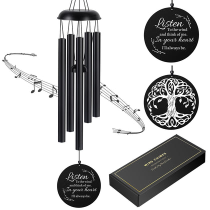 Mooncraftlogy sympathy wind chimes top cap close-up shows durable metal design for outdoors.