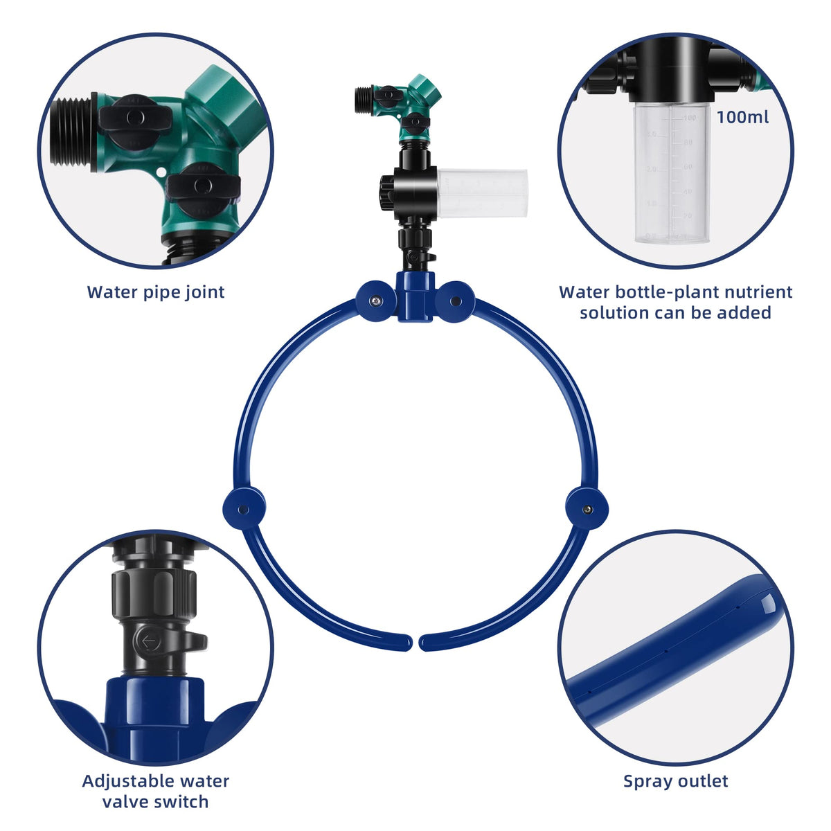 Moonoom expandable water ring adapts to shrubs and young trees.