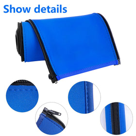 Moonoom slip-resistant pool rail cover reduces slips during pool entry.