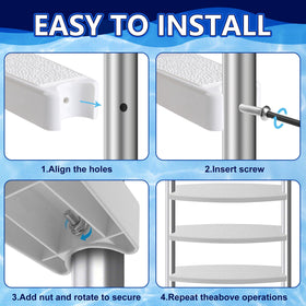 Moonoom bolts compatible with standard ladders for quick fixes