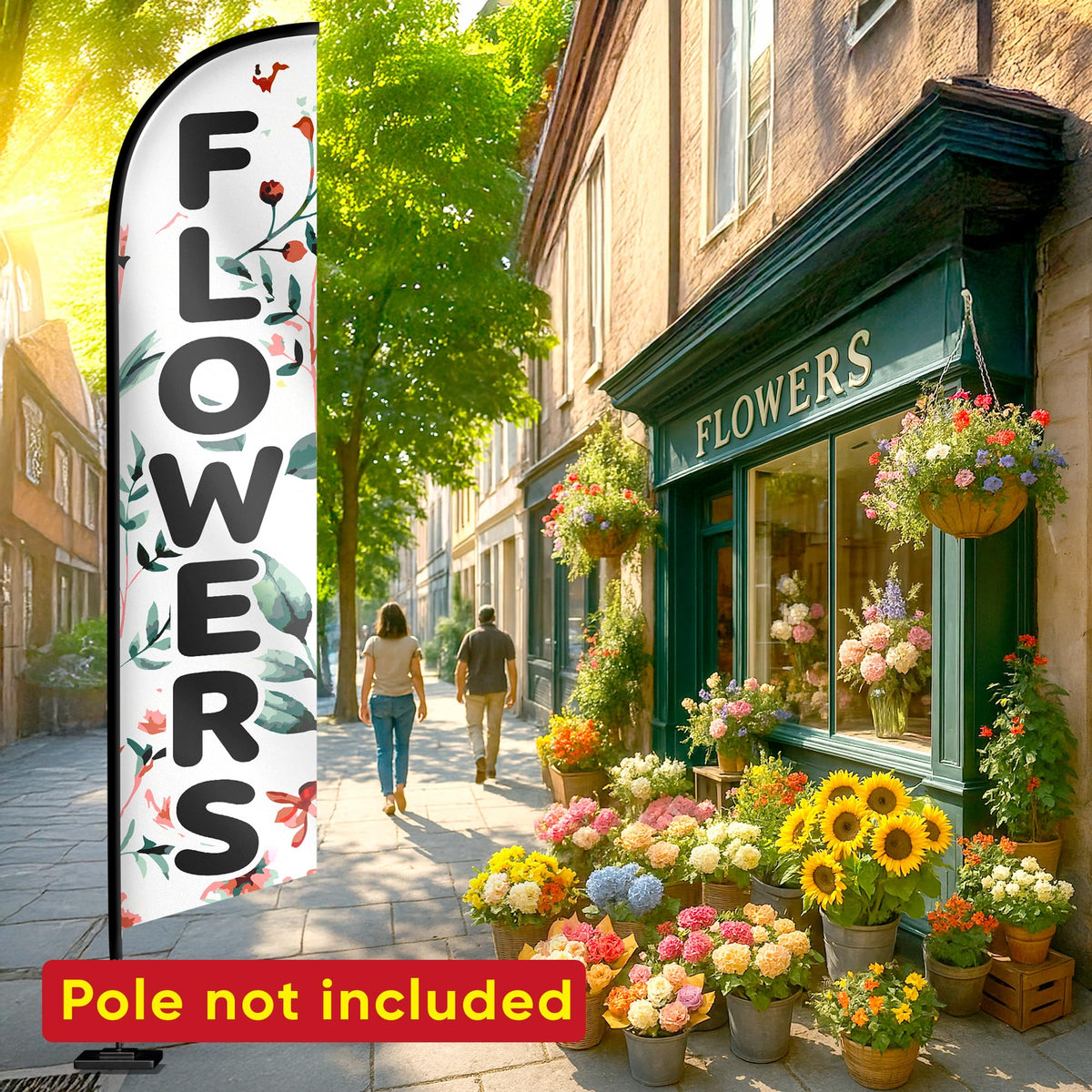 MOORDYSES weather-ready banner for fairs, markets, and storefronts.