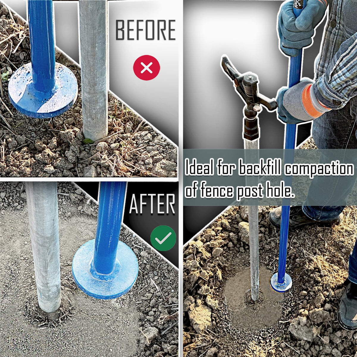 Moosefield dig-bar ideal for fence post installation and landscaping.