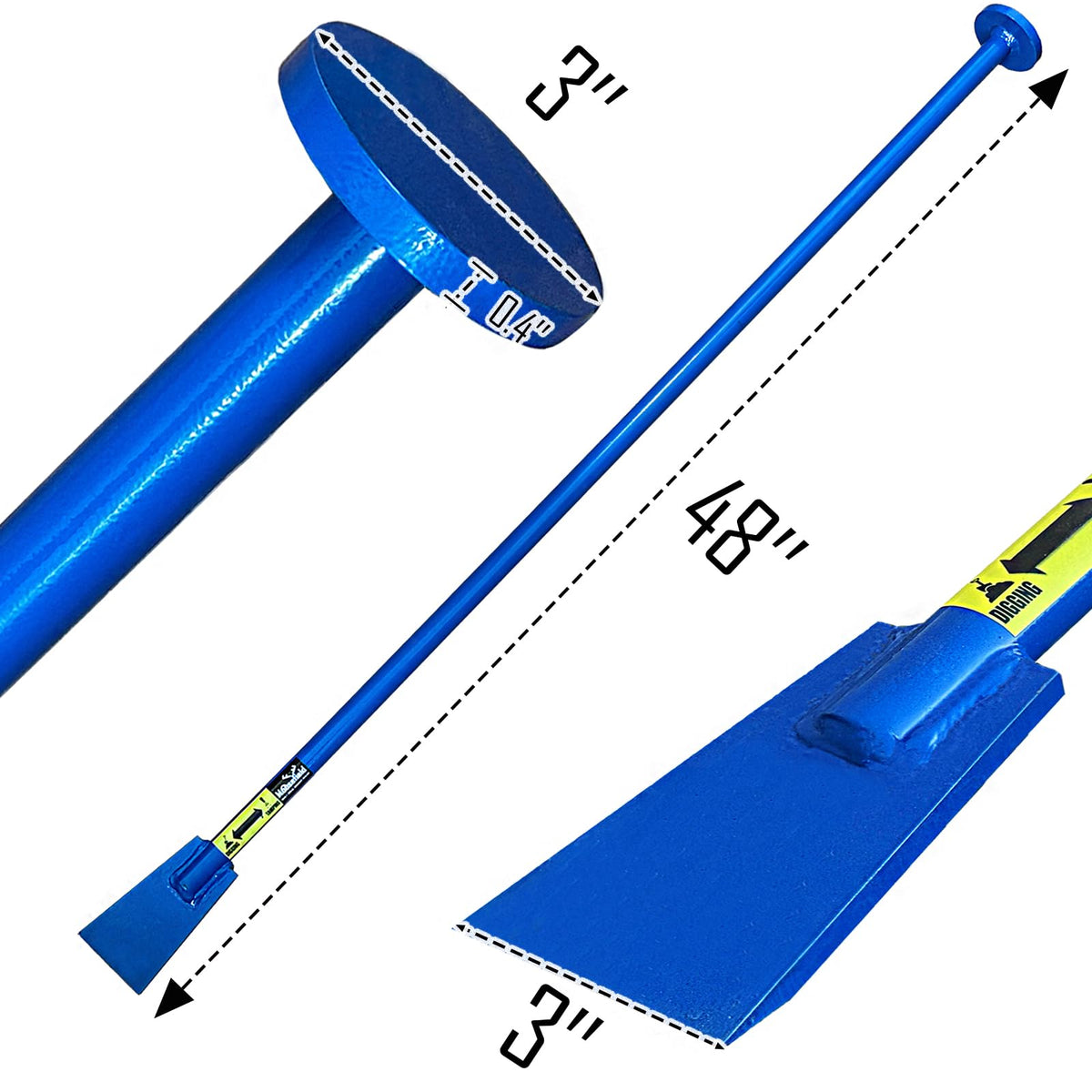 Moosefield dig-bar showcases heavy-duty steel construction and durability.