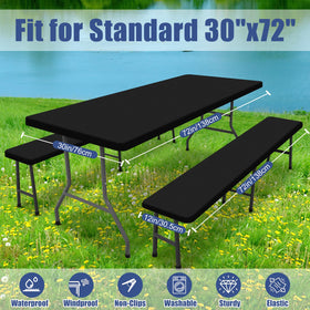 Moosfor outdoor dining setup keeps surfaces clean and stylish.