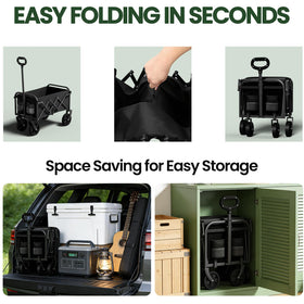 Moothing Camping Cart Use highlights outdoor convenience and portability.