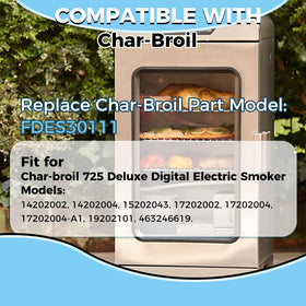 MOOTVGOO kit compatible with Char-Broil Deluxe digital smokers for a simple upgrade.
