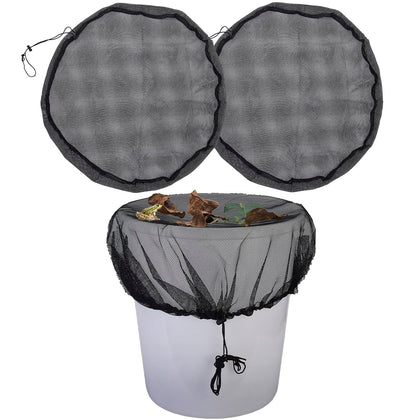 MOPHOEXII rain barrel mesh cover 2pcs protects water from leaves and debris