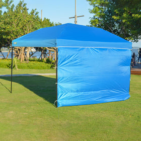 MOQI sky blue foldable sidewall designed for easy storage and reuse