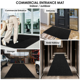 Morefany custom-size 2ft-4ft-65ft mat fits your doorway precisely.
