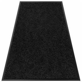 Morefany entryway doormat non slip backing stays in place during busy entries