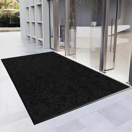 Morefany front door mat dirt trapper captures mud and moisture at the threshold