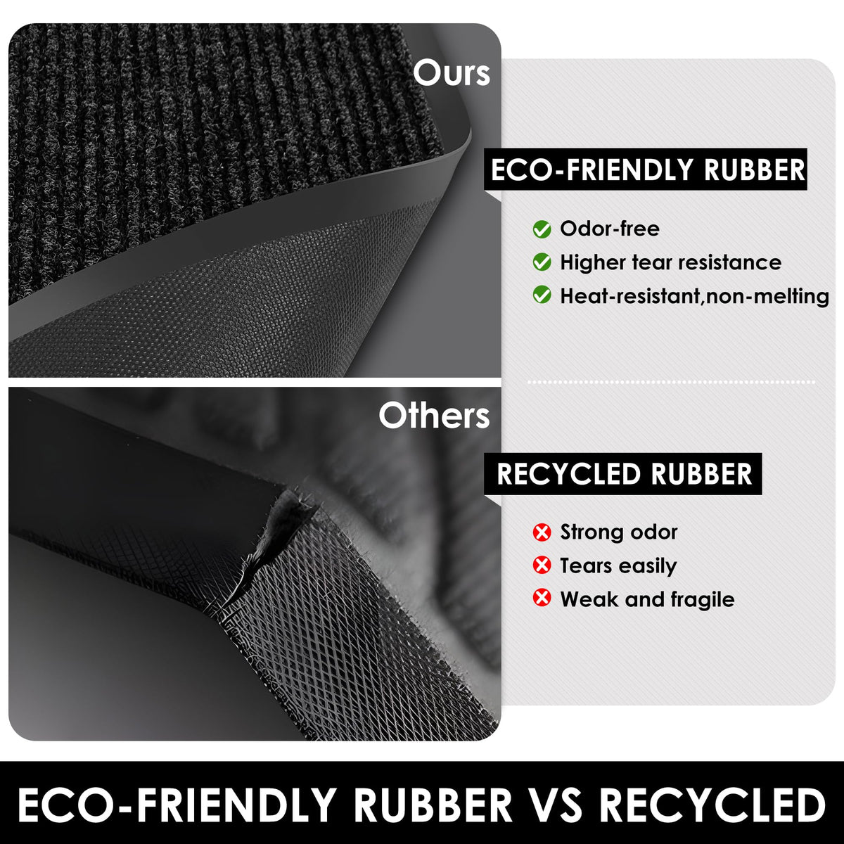 Morefany high traffic door mat designed for long lasting performance