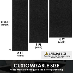 Morefany water-resistant entry mat handles damp conditions without fading.