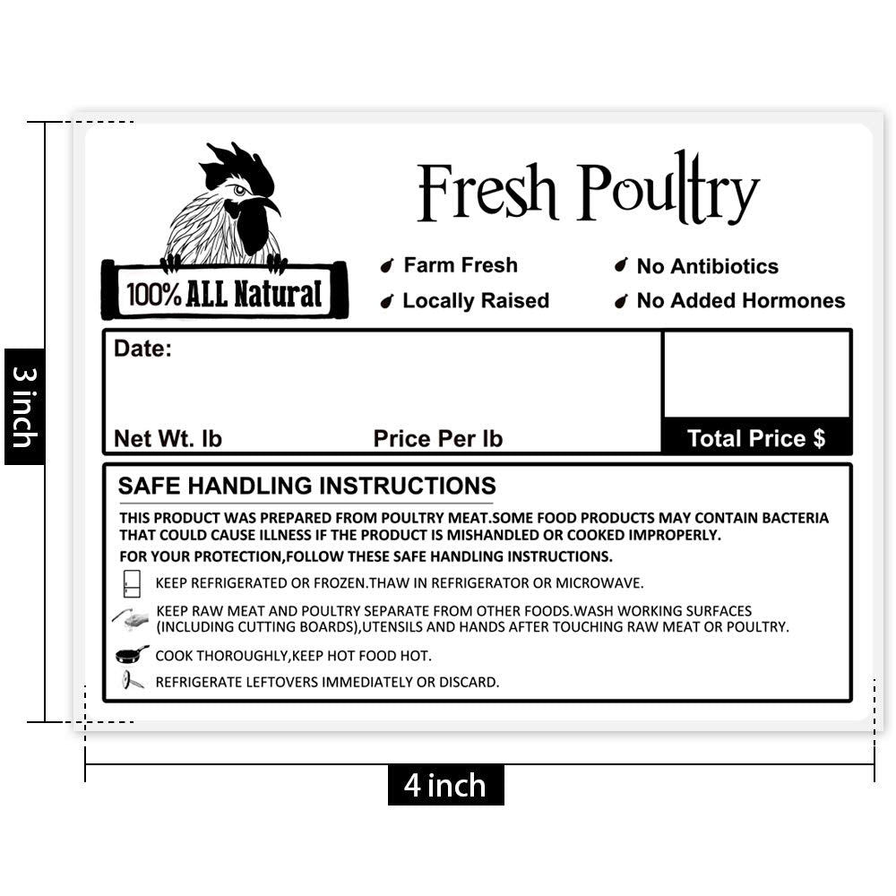 Morepack oilproof freezer label on a box demonstrates reliability in cold storage.
