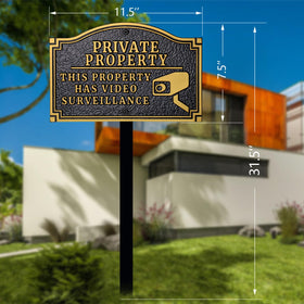 Morgtta Golden embossed letters detail upscale look enhances curb appeal.