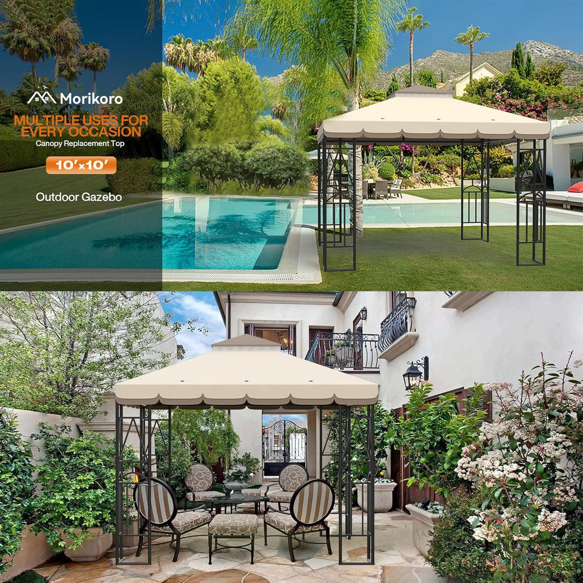 Morikoro replacement top includes mosquito net for improved airflow and comfort