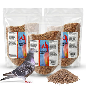 Morning Bird pigeon grit bag 1.5 lb with fresh seal supports daily feeding.