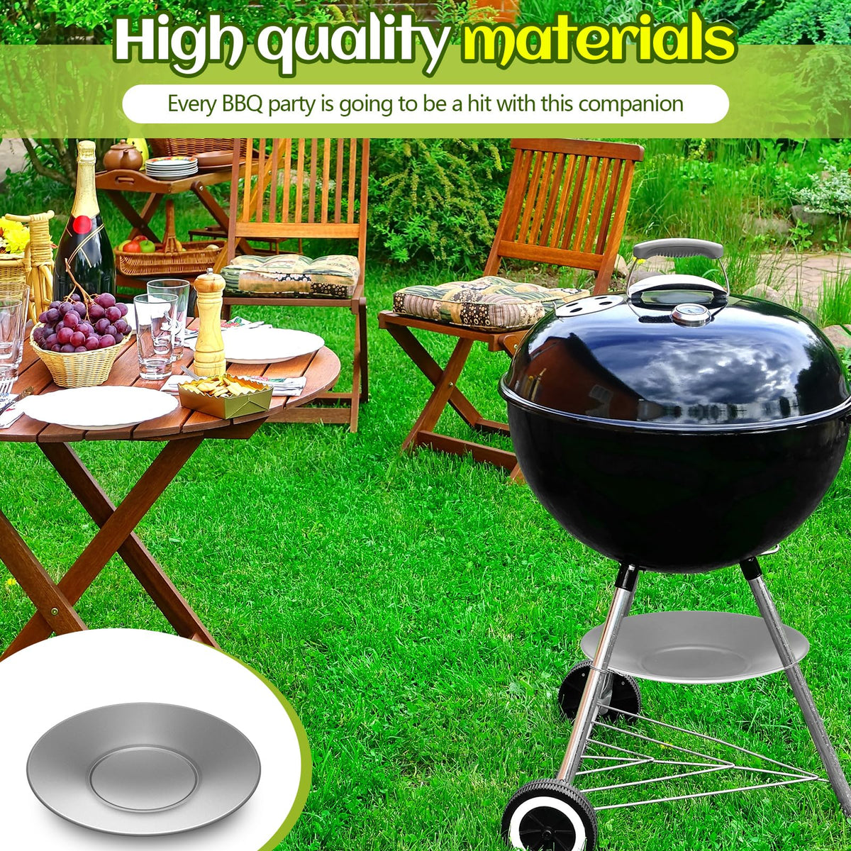 MorningRo BBQ ash tray promotes easy cleaning after grilling sessions