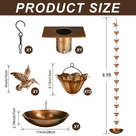 MorningRo anchor basin detail with 12 cups for controlled drainage