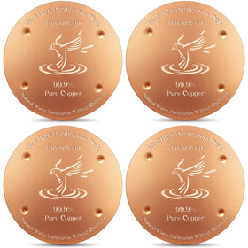 MorningRo copper bird bath disk 4 inch focus, promotes cleaner water for visiting birds