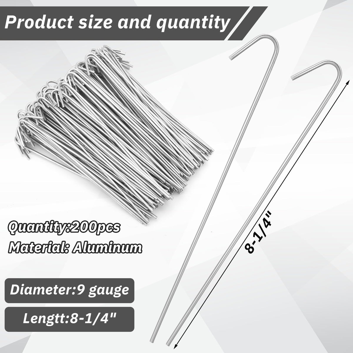 MorningRo heavy-duty aluminum ties show 9-gauge strength for long-lasting fences.