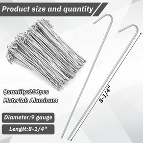 MorningRo heavy-duty aluminum ties show 9-gauge strength for long-lasting fences.