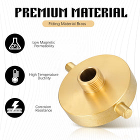 MorningRo pin-lug design prevents loosening as hoses move.
